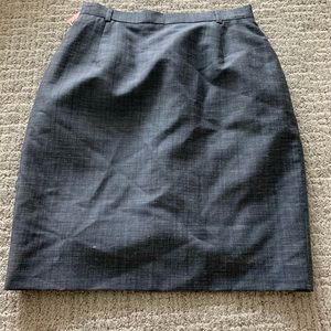 Escada blue patterned pencil skirt